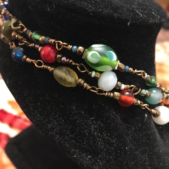 Triple strand necklace - Picture 3 of 8